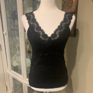 MODA International Lace V-Neck Top